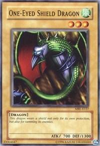 1st Edition, Common, Dragon, Magic Ruler, Normal Monster, Unlimited, Wind One-Eyed Shield Dragon [MRL-E127] Common - Trading Card World