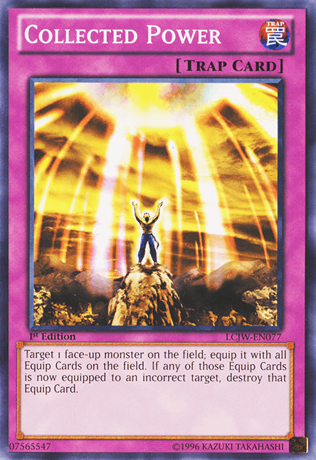 1st Edition, Common, Legendary Collection 4: Joey's World, Normal Trap, Trap Collected Power [LCJW-EN077] Common - Trading Card World