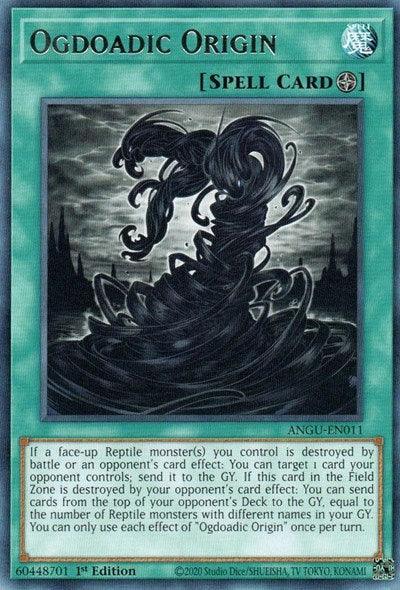 1st Edition, Ancient Guardians, Field Spell, Rare, Spell Ogdoadic Origin (Rare) [ANGU-EN011] Rare - Trading Card World