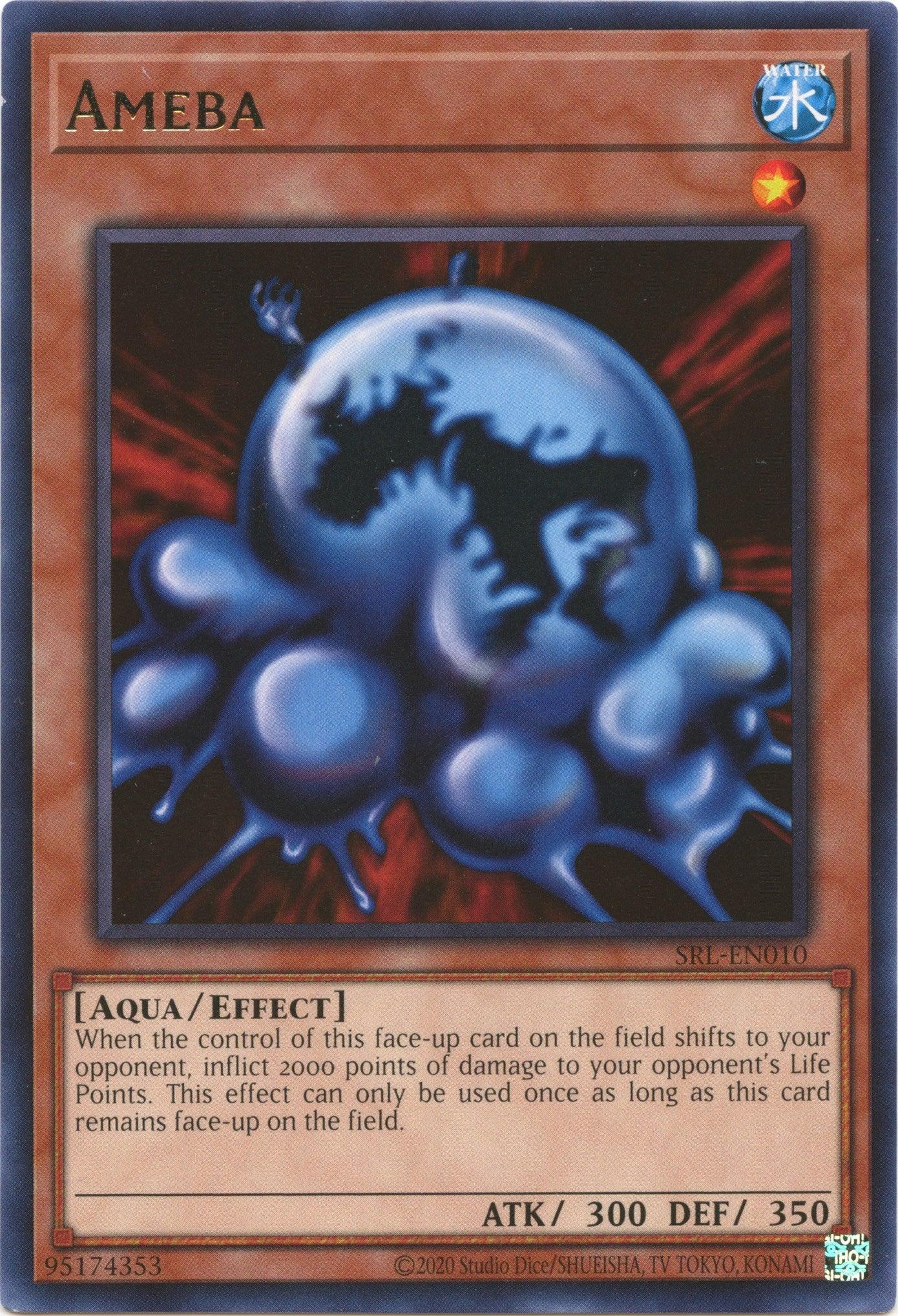Aqua, Effect Monster, Rare, Spell Ruler (25th Anniversary Edition), Unlimited, Water Ameba (25th Anniversary) [SRL-EN010] Rare - Trading Card World
