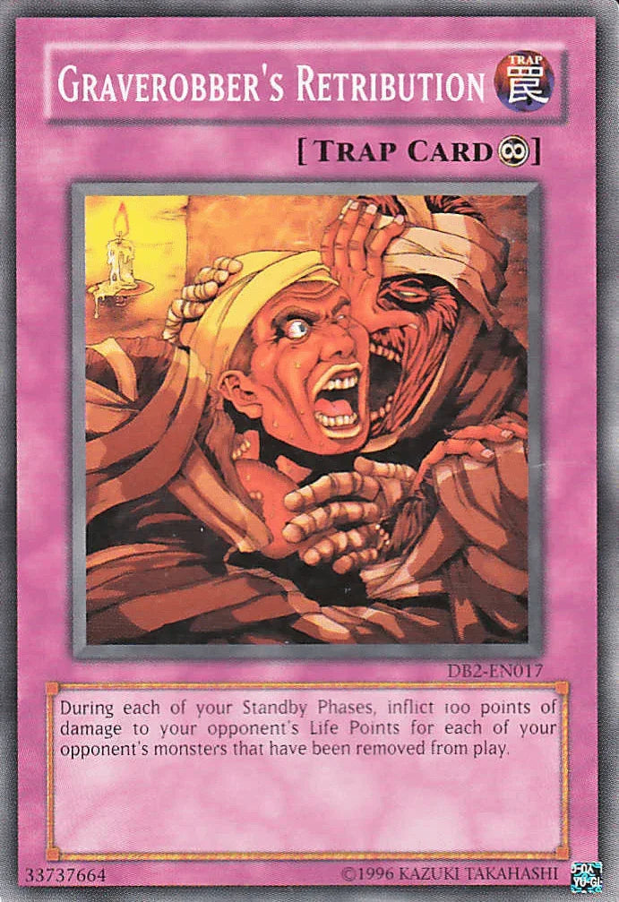 Common, Continuous Trap, Dark Beginning 2, Trap, Unlimited Graverobber's Retribution [DB2-EN017] Common - Trading Card World