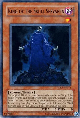 Common, Dark, Dark Revelation Volume 3, Effect Monster, Unlimited, Zombie King of the Skull Servants [DR3-EN212] Common - Trading Card World