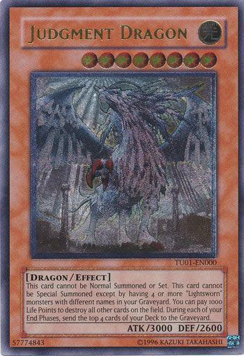 Dragon, Effect Monster, Light, Turbo Pack Booster One Pack, Ultimate Rare, Unlimited Judgment Dragon [TU01-EN000] Ultimate Rare - Trading Card World