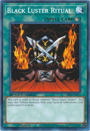 1st Edition, Common, Ritual Spell, Speed Duel: Match of the Millennium, Spell Black Luster Ritual [SS04-ENA17] Common - Trading Card World