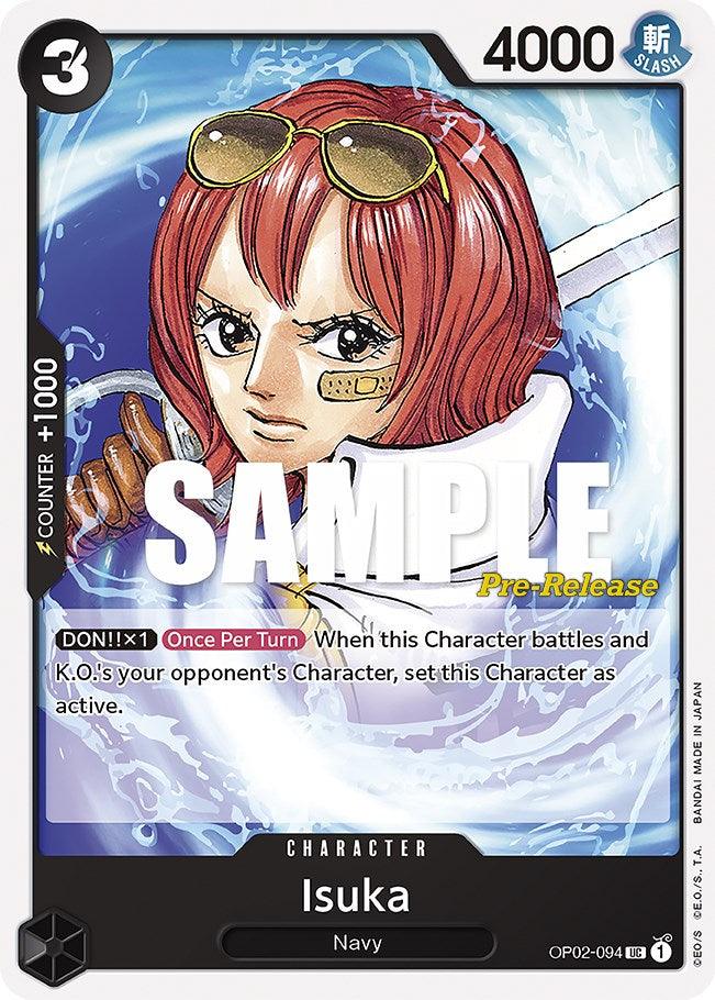 Character, Navy, Paramount War, Paramount War Pre-Release Cards, Uncommon Isuka [Paramount War Pre-Release Cards] - Trading Card World