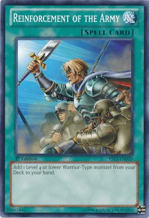 1st Edition, Common, Normal Spell, Spell, Super Starter: V for Victory Reinforcement of the Army [YS13-EN029] Common - Trading Card World