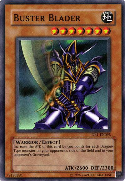 Dark Beginning 1, Earth, Effect Monster, Super Rare, Unlimited, Warrior Buster Blader [DB1-EN095] Super Rare - Trading Card World