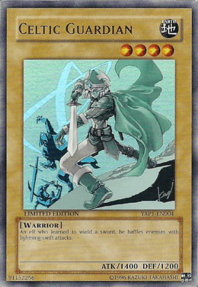 Anniversary Pack, Earth, Limited, Normal Monster, Ultra Rare, Warrior Celtic Guardian [YAP1-EN004] Ultra Rare - Trading Card World