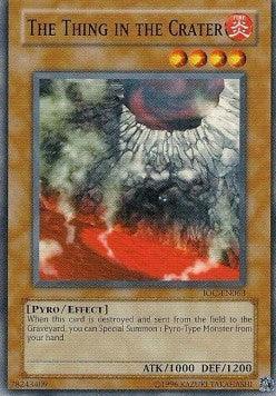 Common, Effect Monster, Fire, Invasion of Chaos, Pyro, Unlimited The Thing in the Crater [IOC-EN063] Common - Trading Card World
