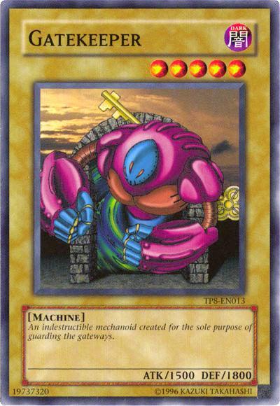 Common, Dark, Machine, Normal Monster, Tournament Pack 8, Unlimited Gatekeeper [TP8-EN013] Common - Trading Card World