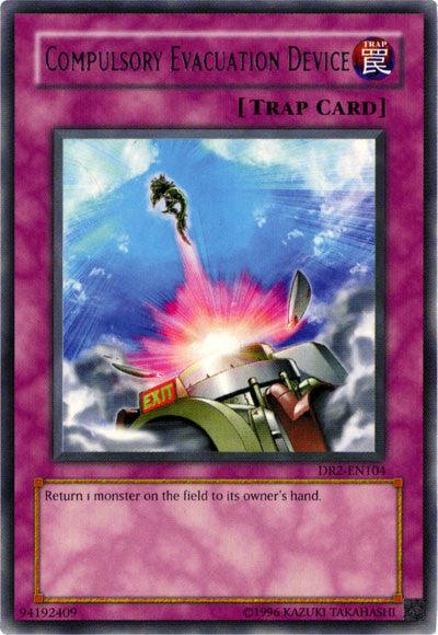 Dark Revelation Volume 2, Normal Trap, Rare, Trap, Unlimited Compulsory Evacuation Device [DR2-EN104] Rare - Trading Card World