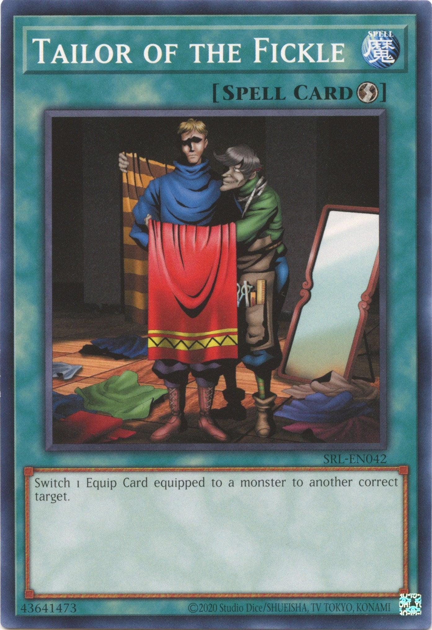 Common, Normal Spell, Spell, Spell Ruler (25th Anniversary Edition), Unlimited Tailor of the Fickle (25th Anniversary) [SRL-EN042] Common - Trading Card World