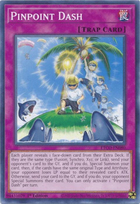 1st Edition, Common, Eternity Code, Normal Trap, Trap Pinpoint Dash [ETCO-EN080] Common - Trading Card World