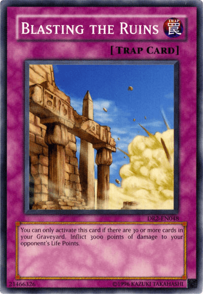 Common, Dark Revelation Volume 2, Normal Trap, Trap, Unlimited Blasting the Ruins [DR2-EN048] Common - Trading Card World