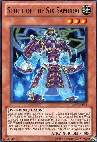 Common, Earth, Turbo Pack: Booster Five, Union Monster, Unlimited, Warrior Spirit of the Six Samurai [TU05-EN014] Common - Trading Card World