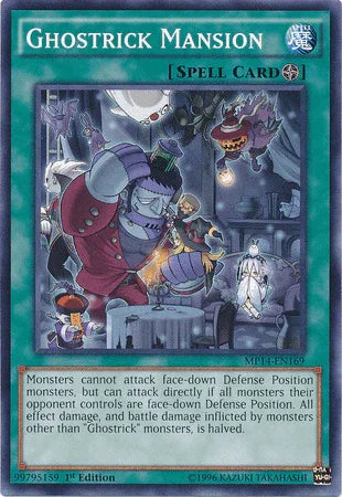 1st Edition, 2014 Mega-Tins Mega Pack, Common, Field Spell, Spell Ghostrick Mansion [MP14-EN169] Common - Trading Card World