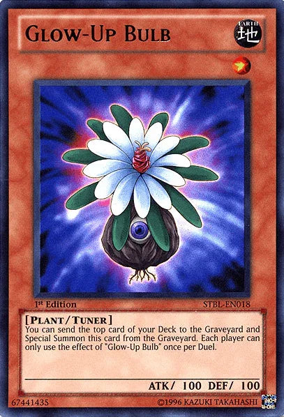 1st Edition, Earth, Plant, Starstrike Blast, Tuner Monster, Ultra Rare Glow-Up Bulb [STBL-EN018] Ultra Rare - Trading Card World