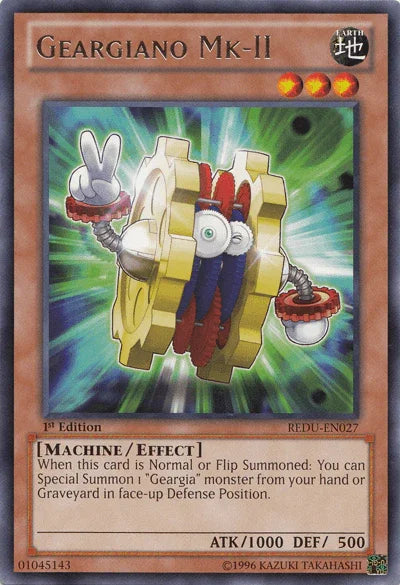 1st Edition, Earth, Effect Monster, Machine, Rare, Return of the Duelist, Unlimited Geargiano Mk-II [REDU-EN027] Rare - Trading Card World