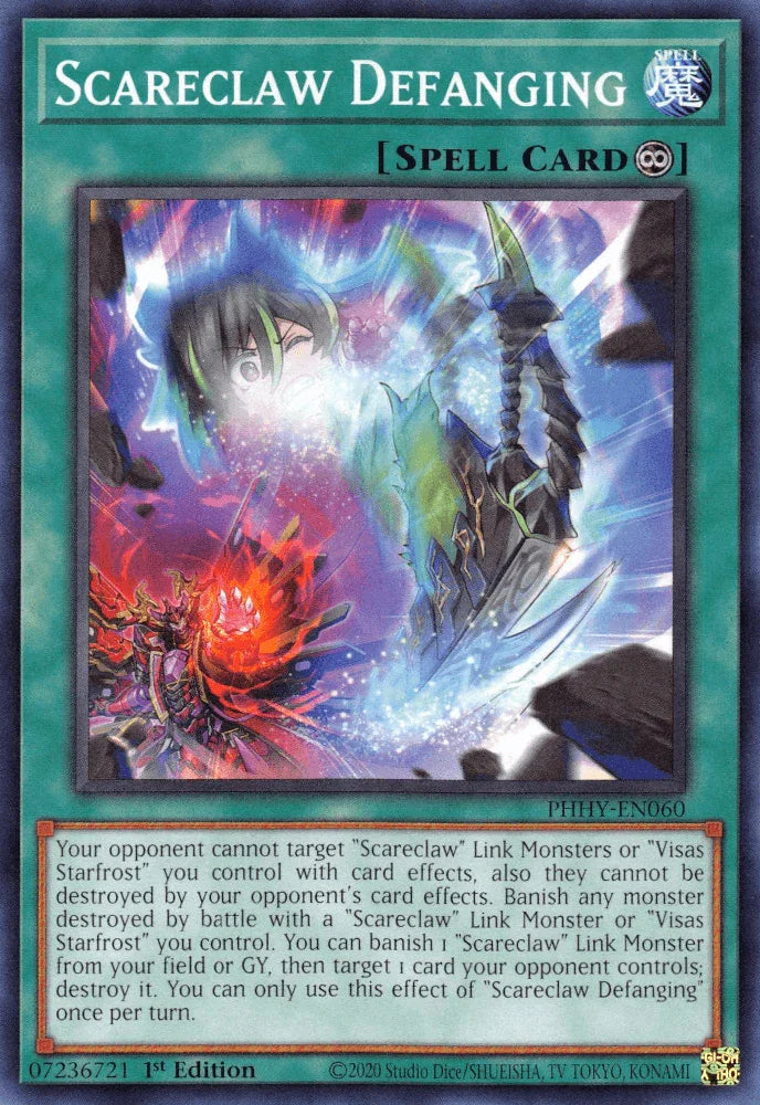 1st Edition, Common, Continuous Spell, Photon Hypernova, Spell Scareclaw Defanging [PHHY-EN060] Common - Trading Card World