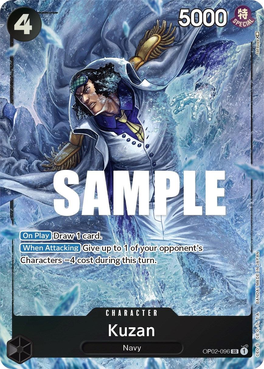 Character, Navy, Paramount War, Super Rare Kuzan (Alternate Art) [Paramount War] - Trading Card World