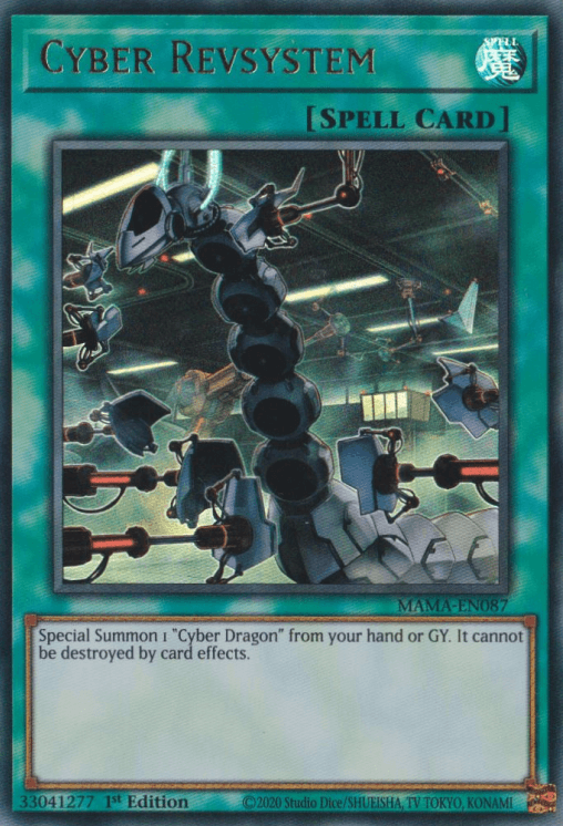 1st Edition, Magnificent Mavens, Normal Spell, Spell, Ultra Rare Cyber Revsystem [MAMA-EN087] Ultra Rare - Trading Card World