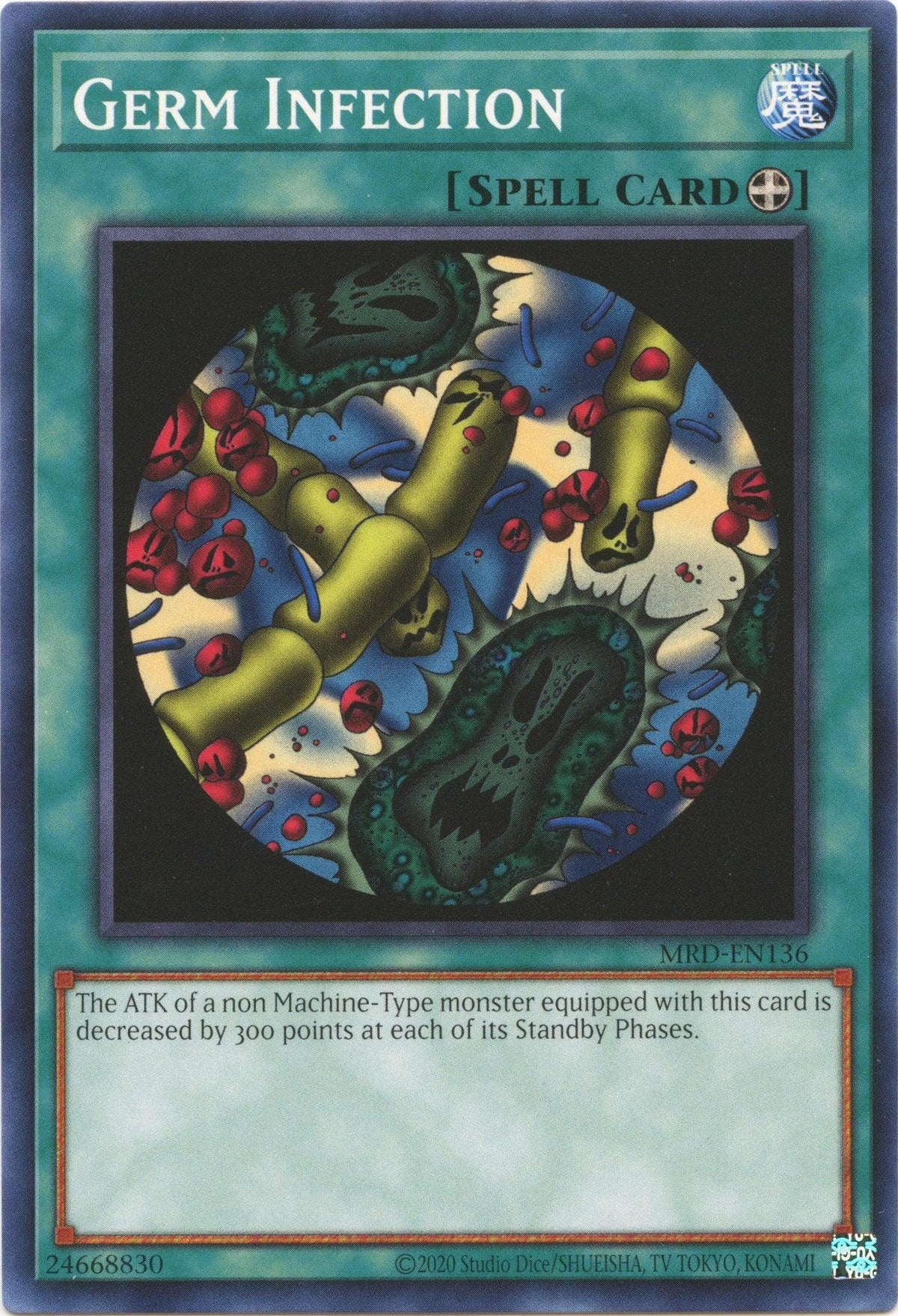 Common, Equip Spell, Metal Raiders (25th Anniversary Edition), Spell, Unlimited Germ Infection (25th Anniversary) [MRD-EN136] Common - Trading Card World
