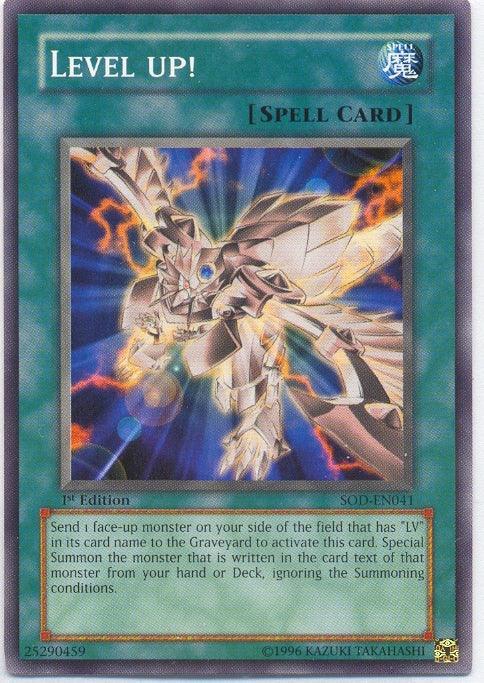 1st Edition, Common, Normal Spell, Soul of the Duelist, Spell, Unlimited Level Up! [SOD-EN041] Common - Trading Card World