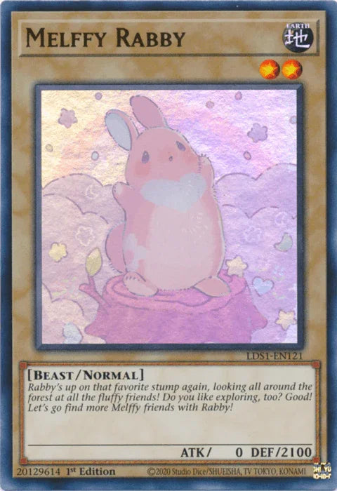 1st Edition, Beast, Earth, Legendary Duelists: Season 1, Normal Monster, Ultra Rare Melffy Rabby [LDS1-EN121] Ultra Rare - Trading Card World