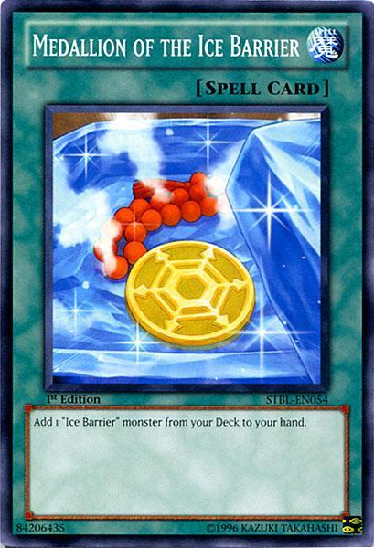 1st Edition, Common, Normal Spell, Spell, Starstrike Blast, Unlimited Medallion of the Ice Barrier [STBL-EN054] Common - Trading Card World