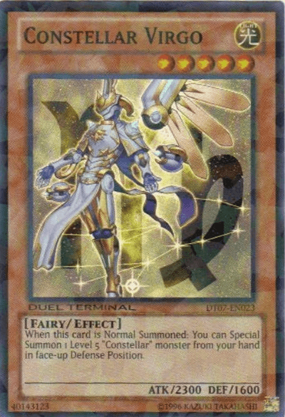 Duel Terminal 7, Effect Monster, Fairy, Light, Limited, Super Rare Constellar Virgo [DT07-EN023] Super Rare - Trading Card World