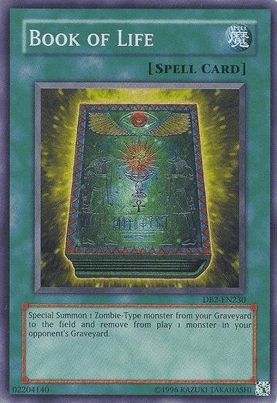 Dark Beginning 2, Normal Spell, Spell, Super Rare, Unlimited Book of Life [DB2-EN230] Super Rare - Trading Card World