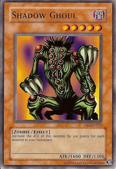 Common, Dark, Dark Beginning 2, Effect Monster, Unlimited, Zombie Shadow Ghoul [DB2-EN055] Common - Trading Card World