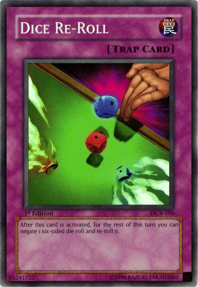 1st Edition, Common, Dark Crisis, Normal Trap, Trap, Unlimited Dice Re-Roll [DCR-100] Common - Trading Card World