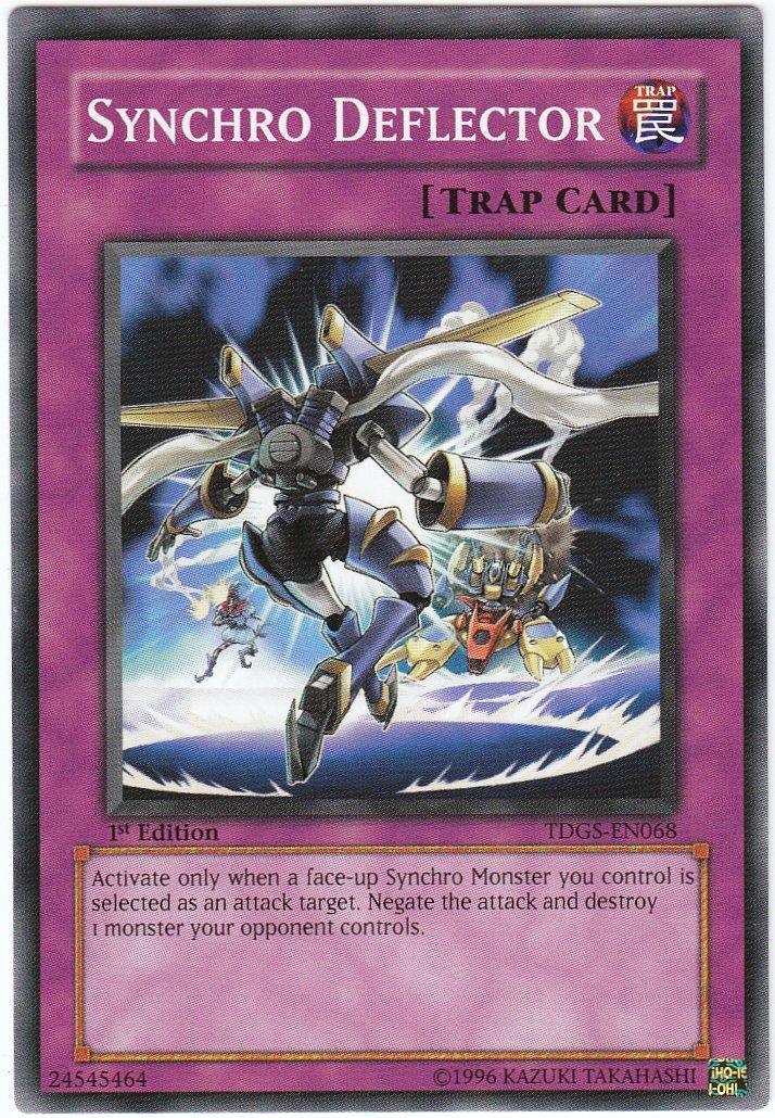 1st Edition, Common, Normal Trap, The Duelist Genesis, Trap, Unlimited Synchro Deflector [TDGS-EN068] Common - Trading Card World