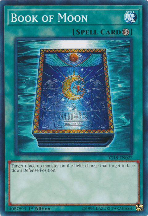 1st Edition, Common, Quick Play Spell, Spell, Starter Deck: Codebreaker Book of Moon [YS18-EN027] Common - Trading Card World