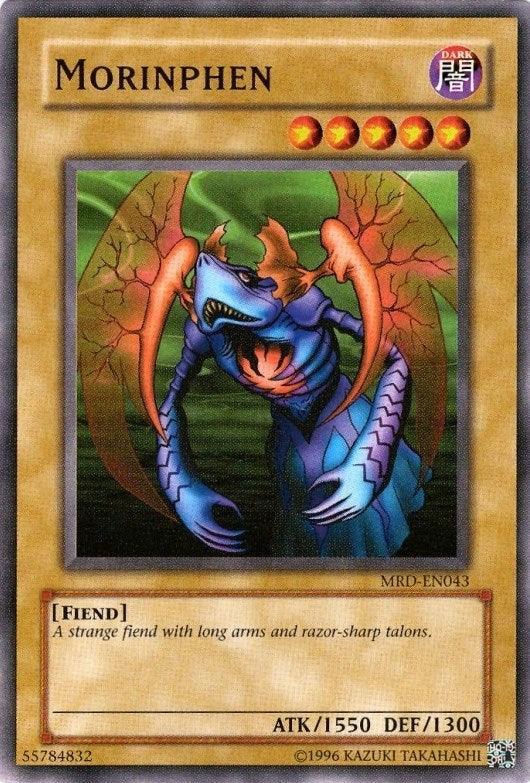 Common, Dark, Fiend, Metal Raiders, Normal Monster, Unlimited Morinphen [MRD-EN043] Common - Trading Card World
