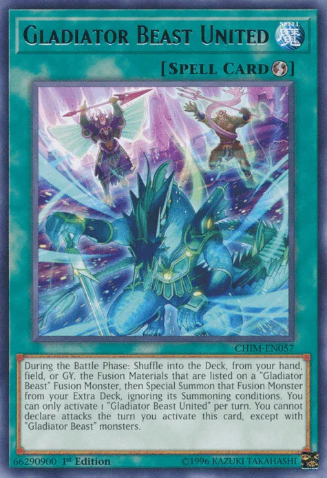 1st Edition, Chaos Impact, Quick Play Spell, Rare, Spell, Unlimited Gladiator Beast United [CHIM-EN057] Rare - Trading Card World