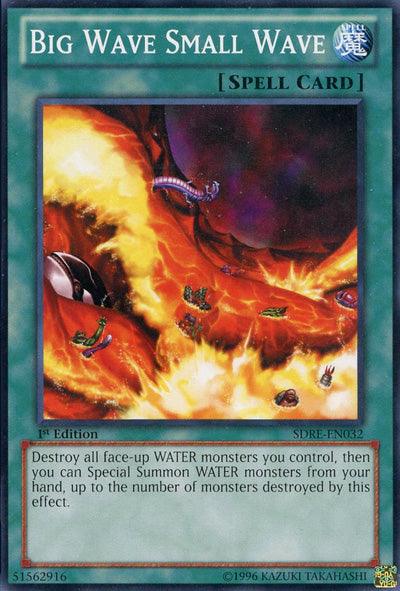 1st Edition, Common, Normal Spell, Spell, Structure Deck: Realm of the Sea Emperor Big Wave Small Wave [SDRE-EN032] Common - Trading Card World