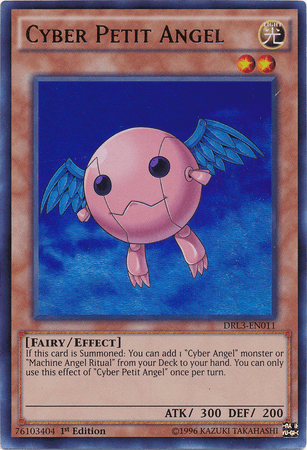 1st Edition, Dragons of Legend: Unleashed, Effect Monster, Fairy, Light, Ultra Rare Cyber Petit Angel [DRL3-EN011] Ultra Rare - Trading Card World
