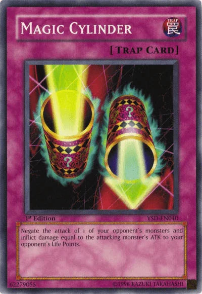1st Edition, Common, Normal Trap, Starter Deck 2006, Trap, Unlimited Magic Cylinder [YSD-EN040] Common - Trading Card World