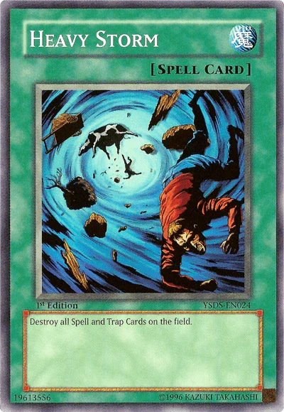 1st Edition, Common, Normal Spell, Spell, Starter Deck: Syrus Truesdale, Unlimited Heavy Storm [YSDS-EN024] Common - Trading Card World