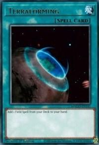 1st Edition, Maximum Gold, Normal Spell, Rare, Spell Terraforming [MAGO-EN141] Rare - Trading Card World