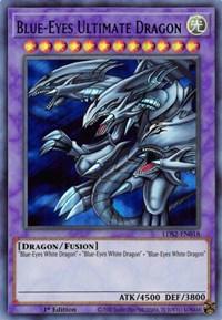 1st Edition, Dragon, Fusion Monster, Legendary Duelists: Season 2, Light, Ultra Rare Blue-Eyes Ultimate Dragon (Purple) [LDS2-EN018] Ultra Rare - Trading Card World
