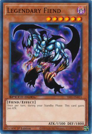 1st Edition, Common, Dark, Effect Monster, Fiend, Speed Duel: Twisted Nightmares Legendary Fiend [SS05-ENB11] Common - Trading Card World