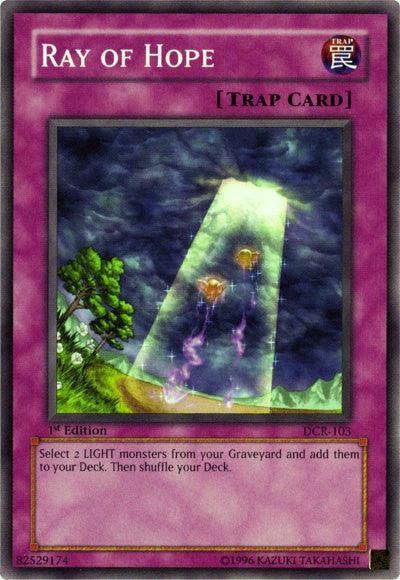 1st Edition, Common, Dark Crisis, Normal Trap, Trap, Unlimited Ray of Hope [DCR-103] Common - Trading Card World