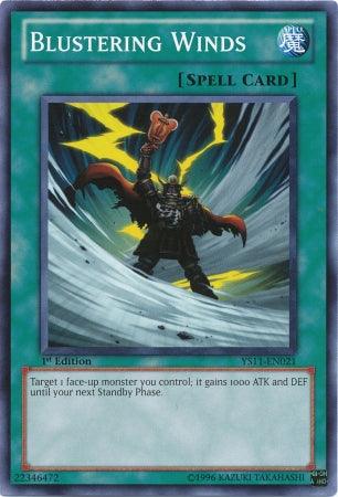 1st Edition, Common, Normal Spell, Spell, Starter Deck: Dawn of the Xyz Blustering Winds [YS11-EN021] Common - Trading Card World