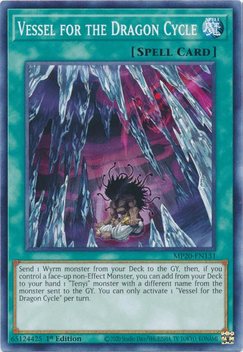1st Edition, 2020 Tin of Lost Memories, Common, Normal Spell, Spell Vessel for the Dragon Cycle [MP20-EN131] Common - Trading Card World