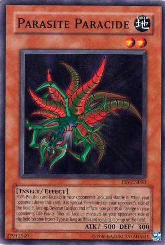 Earth, Effect Monster, Insect, Pharaoh's Servant, Super Rare, Unlimited Parasite Paracide [PSV-EN003] Super Rare - Trading Card World