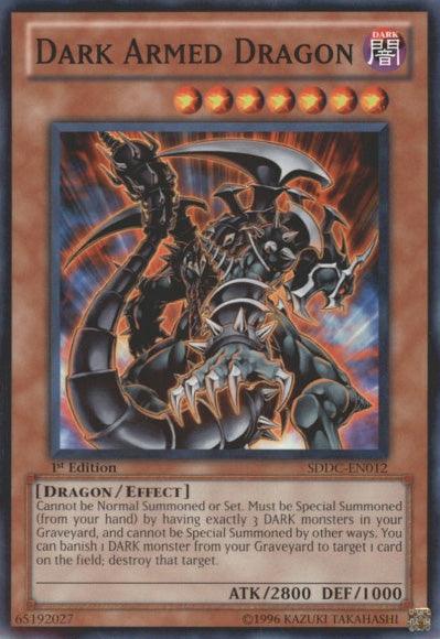 1st Edition, Common, Dark, Dragon, Effect Monster, Structure Deck: Dragons Collide, Unlimited Dark Armed Dragon [SDDC-EN012] Common - Trading Card World
