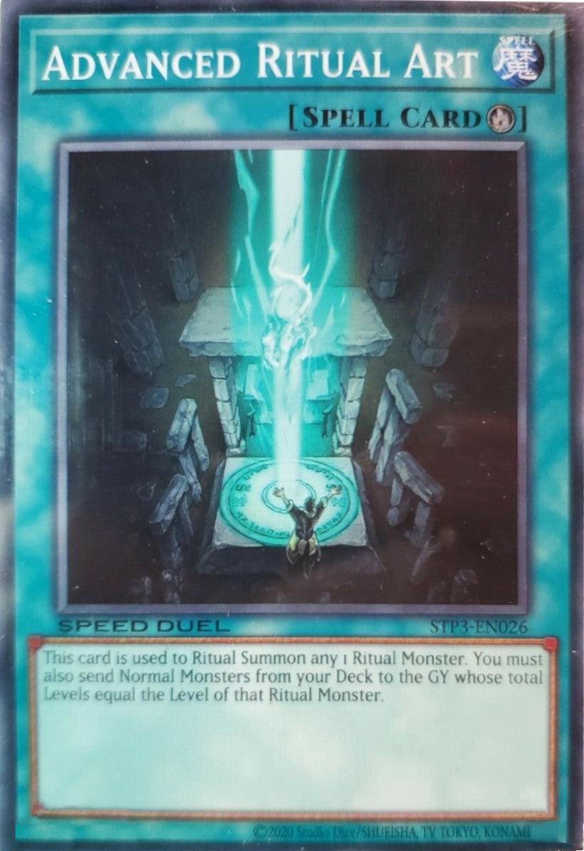 Common, Ritual Spell, Speed Duel: Tournament Pack 3, Spell, Unlimited Advanced Ritual Art [STP3-EN026] Common - Trading Card World